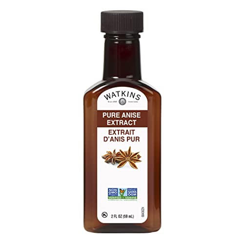 Watkins Pure Anise Extract, Non-GMO, Kosher, 2 oz. Bottle, 1-Pack