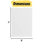 Mr. Pen- Cotton Canvas Panels, 5 Pack, 5x7 Inch, Triple Primed for Oil & Acrylic Paints, Canvas Boards for Painting, Painting, Drawing & Art Supplies, Blank Canvas for Painting, 3mm Thickness. - Image 7