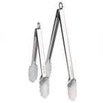 Babish 12” & 9” Locking Kitchen Tong Set, Stainless Steel - Image 8