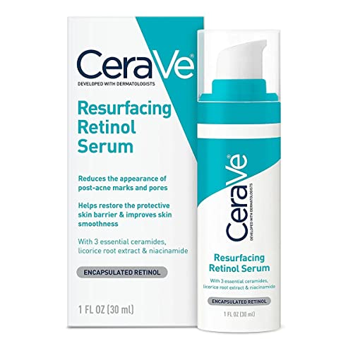 41EAncHX9lL.jpg CeraVe Retinol Serum for Post-Acne Marks and Skin Texture | Pore Refining, Resurfacing, Brightening Facial Serum with Retinol and Niacinamide | Fragrance Free, Paraben Free & Non-Comedogenic| 1 Oz - Image 1