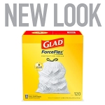 Glad Protection Series ForceFlex Drawstring 13 Gallon 1/120ct - Image 17