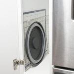 Tovolo Vented Collapsible Medium Microwave Cover (Charcoal) - Splatter Guard & Colander Kitchen Gadget for Food & Meal Prep / Dishwasher-Safe, BPA-Free Silicone & Plastic - Image 4