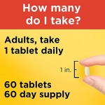 Nature Made Super C with Vitamin D3 and Zinc, Dietary Supplement for Immune Support, 60 Tablets, 60 Day Supply - Image 7