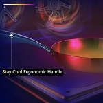 LOLYKITCH Whole Body Tri-Ply Stainless Steel 10 Inch Frying Pan ,Skillet with Ergonomic Handle, Compatible with Induction Stoves, Gas Stoves, Ceramic Stoves, Electric Stoves and Oven Safe - Image 4