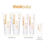 Thinkbaby SPF 50+ Baby Mineral Sunscreen – Safe, Natural Sunblock for Babies - Water Resistant Sun Cream – Broad Spectrum UVA/UVB Sun Protection – Vegan Baby Sunscreen Lotion, 3 Oz. - Image 3