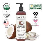 PURA D'OR Organic Fractionated Coconut Oil (16oz) USDA Certified 100% Pure & Natural Carrier Oil - Moisturizing For Face, Skin & Hair, Men & Women (Packaging may vary) - Image 3
