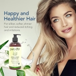 PURA D'OR Organic Aloe Vera Gel Lemongrass (16oz) All Natural - ZERO Artificial Preservatives - Deeply Hydrating & Moisturizing - Sunburn, Bug Bites, Rashes, Small Cuts, Eczema Relief - Skin & Hair - Image 4