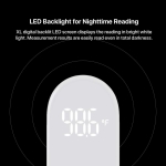 iHealth No-Touch Forehead Thermometer, Infrared Digital Thermometer for Adults and Kids, Touchless Baby Thermometer, 3 Ultra-Sensitive Sensors, Large LED Digits, Quiet Vibration Feedback, Non Contact - Image 4