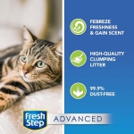 Fresh Step Clumping Cat Litter, With Febreze Gain, Advanced, Extra Large, 37 Pounds total (2 Pack of 18.5lb Boxes) - Image 6