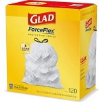 Glad Protection Series ForceFlex Drawstring 13 Gallon 1/120ct - Image 9