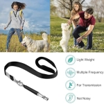 Dog Whistle, 2 Pack Adjustable Ultrasonic Dog Whistle to Stop Barking for Dogs, Recall Training, Professional Ultrasonic Silent Dog Whistle Training Control Tool for Dogs, with Black Strap Lanyard - Image 7