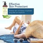 PURA D'OR Organic Aloe Vera Gel Lemongrass (16oz) All Natural - ZERO Artificial Preservatives - Deeply Hydrating & Moisturizing - Sunburn, Bug Bites, Rashes, Small Cuts, Eczema Relief - Skin & Hair - Image 5