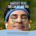 Breathe Right Original Nose Strips to Reduce Snoring and Relieve Nose Congestion, Large, Tan, 30 Count (Packaging May Vary) - Image 4