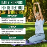 Chlorophyll Capsules 600 mg - Natural Chlorophyll Pills for Women & Men - Highly BioAvailable Organic Chlorophyll Supplement for Energy, Immunity & Skin Health - Internal Deodorant, Detox & Cleanse - Image 5