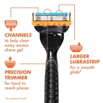 Gillette Fusion5 Power Mens Razor Blade Refills, 8 Count, Lubrastrip for a More Comfortable Shave,Gillette Fusion 5 Blades Refills, Gillette Razors for Men, Gillette Fusion 5, Razor Blades for Men - Image 7