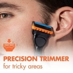 Gillette Fusion5 Power Mens Razor Blade Refills, 8 Count, Lubrastrip for a More Comfortable Shave,Gillette Fusion 5 Blades Refills, Gillette Razors for Men, Gillette Fusion 5, Razor Blades for Men - Image 2