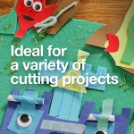 Fiskars Kids Scissors, Left Handed Scissors for Kids, Scissors for school, SoftGrip, 5 Inch, Blue Lightning - Image 7