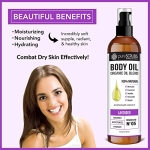 pureSCRUBS Ultra Moisturizing LAVENDER BODY OIL Spray For Dry Skin, Massage, Cuticles & More, Organic Blend of Jojoba, Argan, Coconut, Sweet Almond & Avocado Oils Enriched with Vitamin E - Lg 4oz - Image 4