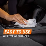 Armor All Car Cleaning Wipes, Wipes for Car Interior and Car Exterior, 90 Wipes Each - Image 7