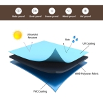 Vailge Heavy Duty Patio Sofa Cover, 100% Waterproof 3-Seater Outdoor Sofa Cover,Lawn Patio Furniture Covers with Air Vent and Handle,79" Wx 37" Dx 35" H,Grey - Image 6