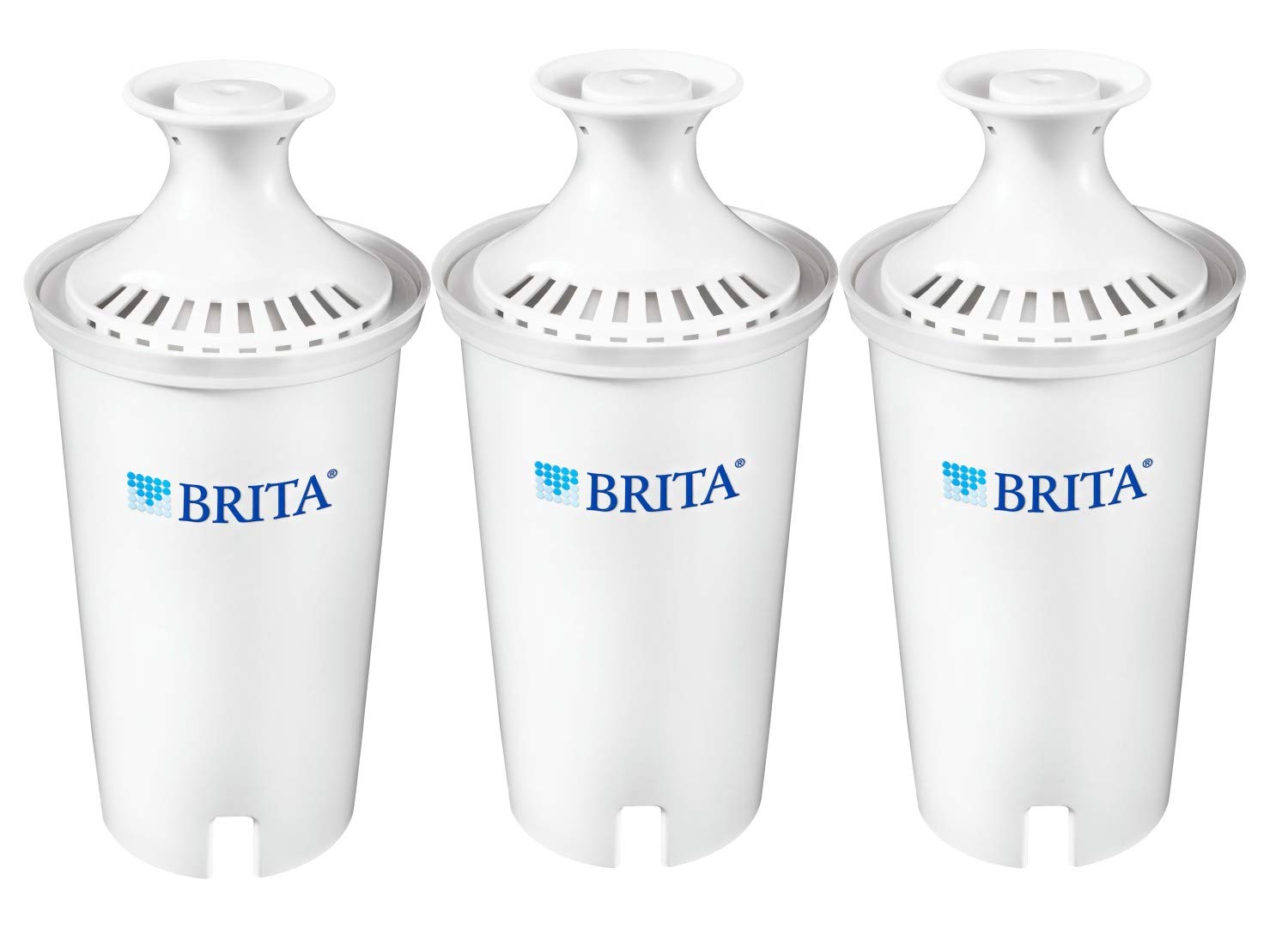Brita Standard Water Filter, Standard Replacement Filters for Pitchers and Dispensers, BPA Free, 3 Count