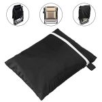 Naiveroo Outdoor Zero Gravity Folding Chair Cover Waterproof Dustproof Lawn Patio Furniture Covers All Weather Resistant 28"x43"（Black） - Image 3