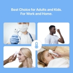 iHealth No-Touch Forehead Thermometer, Infrared Digital Thermometer for Adults and Kids, Touchless Baby Thermometer, 3 Ultra-Sensitive Sensors, Large LED Digits, Quiet Vibration Feedback, Non Contact - Image 6