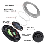 Solar Ground Lights, Waterproof Solar Garden Lights, Upgraded Outdoor Garden Waterproof Bright in-Ground Lights, Landscape Lights for Pathway,Yard,Deck,Lawn,Patio,Walkway (16 Pack White Light) - Image 5