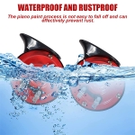 2PCS 300DB Super Loud Train Horns, 12V Waterproof Air Horns Replacement Kit, Car Air Electric Snail Double Horn, Automotive Accessories Universal for Car, Motorcycle, Truck, Bike, Boat (Red) - Image 5