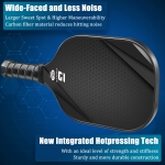 GARYE Pickleball Paddles Set of 2, USAPA Approved Carbon Fiber Pickleball Set, Lightweight Graphite Rackets 2 Pack with 6 Balls, 1 Pickleball Bag for Men and Women - Image 2