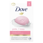 Dove Beauty Bar Gentle Skin Cleanser Pink 6 Bars Moisturizing for Gentle Soft Skin Care More Moisturizing Than Bar Soap 3.75 oz - Image 6