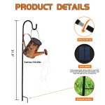 Otdair Solar Watering Can with Lights, Outdoor Garden Decor Waterproof Solar Garden Lights for Outdoor Pathway Yard Lawn Patio Party Decorations Gift for Mom Grandma Birthday - Image 2