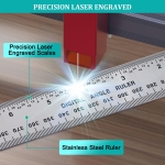 Digital Angle Finder Protractor, Angle Finder Ruler with 7inch/200mm, Angle Measuring Tool for Woodworking/Carpenter/Construction/DIY Measurement(2 Batteries Included) (Stainless Steel) - Image 6